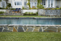 Raised Pool With Seatwall
